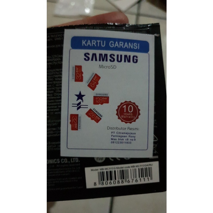 Thẻ nhớ TF Samsung micro SD 32G 64G 128G 256G 512G Class 10 Evo Plus