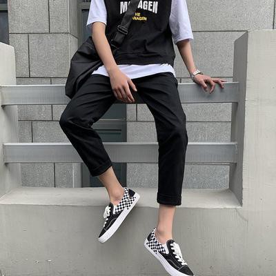 Quần dài ống rộng màu trơn đơn giản cho nam kích thước S-5XL dưới 100kg | BigBuy360 - bigbuy360.vn