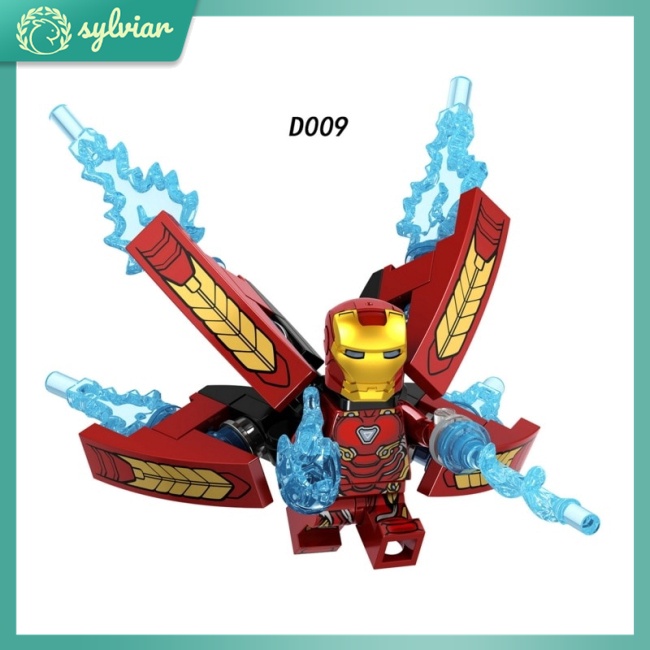 [sylviar] Đồ Chơi Lego Xếp Hình Siêu Anh Hùng Thanos Infinity Gauntlet Spider Iron Man