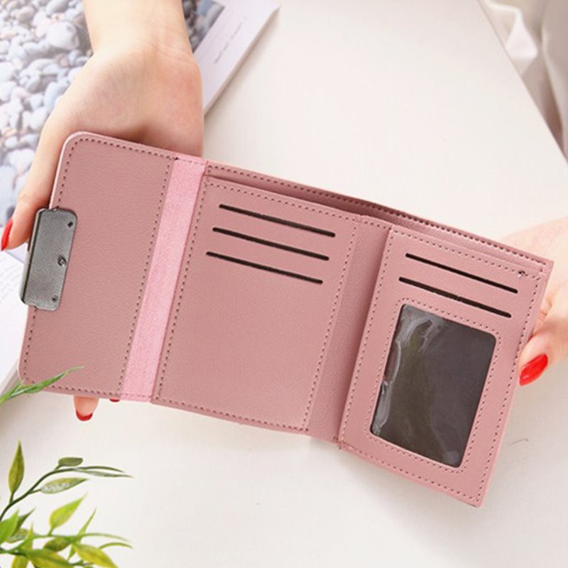 Ví Nữ 💜𝗙𝗥𝗘𝗘𝗦𝗛𝗜𝗣💜Ví Ngắn Nữ Mini Cầm Tay Dáng Vuông Gập 3 Bỏ Túi Nhiều Ngăn Tiện Dụng VD01 - VIMITA | BigBuy360 - bigbuy360.vn