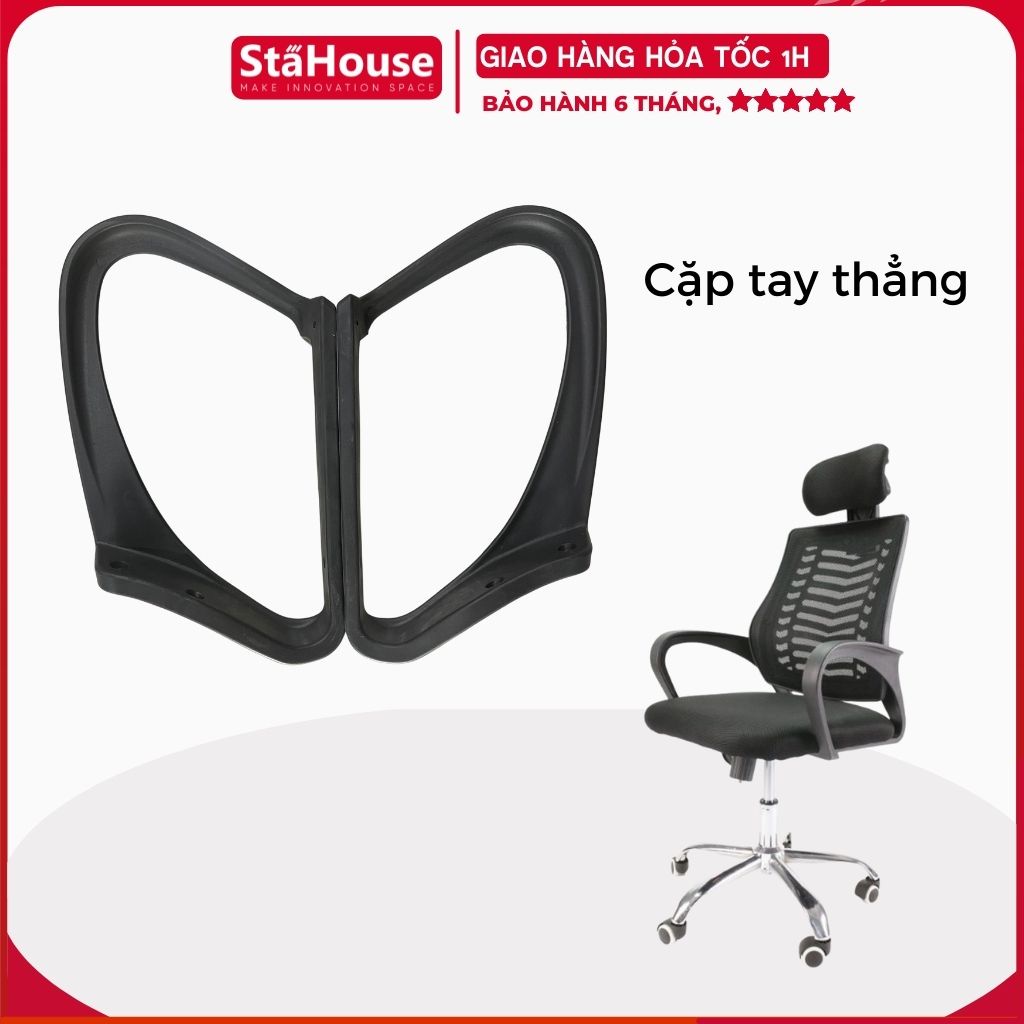 Tay ghế xoay văn phòng - phụ kiện ghế xoay văn phòng Stahouse