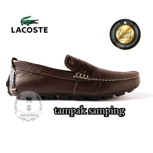 Giày da bò Lacoste SLIP ON chính hãng UK 39-40-41-42-43-44