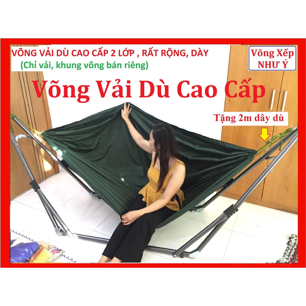Vải võng dù cỡ đại cao cấp