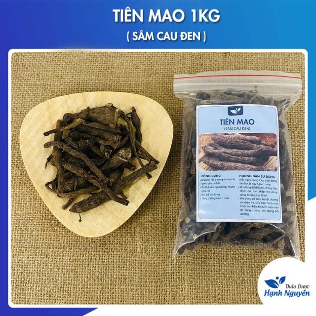 [Mã GROSALE2703 giảm 8% đơn 250K] 1kg Sâm Cau Đen (Tiên Mao, Sâm Cau Bổ Thận)| Thảo Dược Hạnh Nguyên