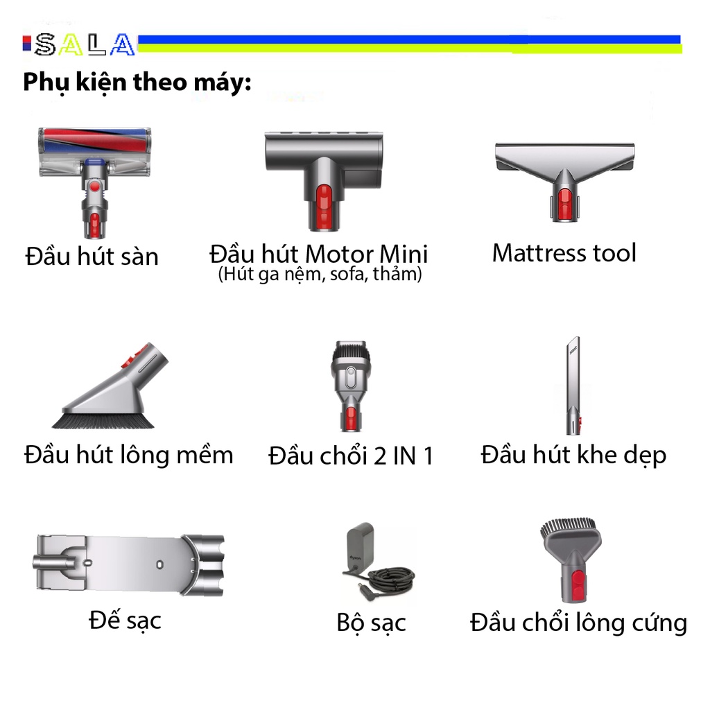 Máy hút bụi không dây Dyson V8 Fluffy Used