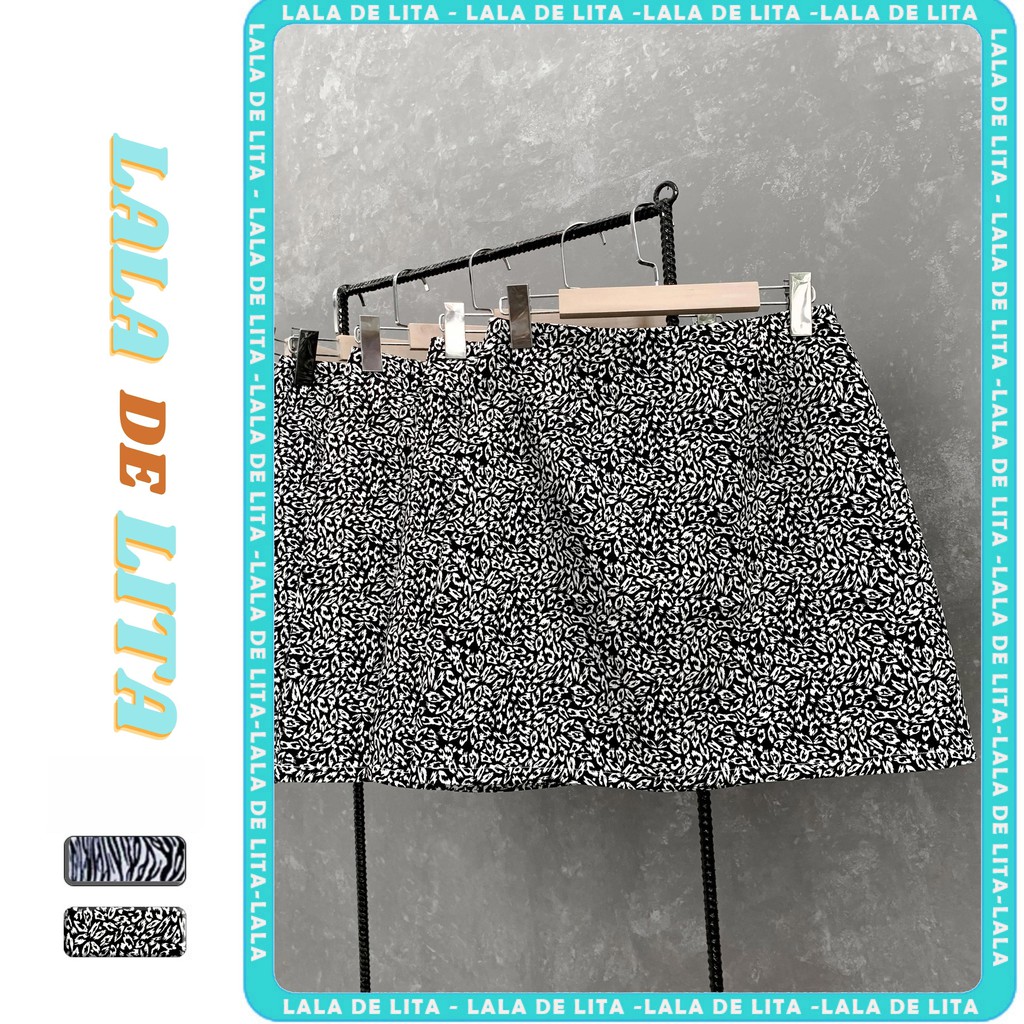 [Mã FAGREEN55 giảm tới 30K đơn 99K] Chân váy chữ A ngắn sọc vằn phong cách trẻ trung - Lala lita | BigBuy360 - bigbuy360.vn