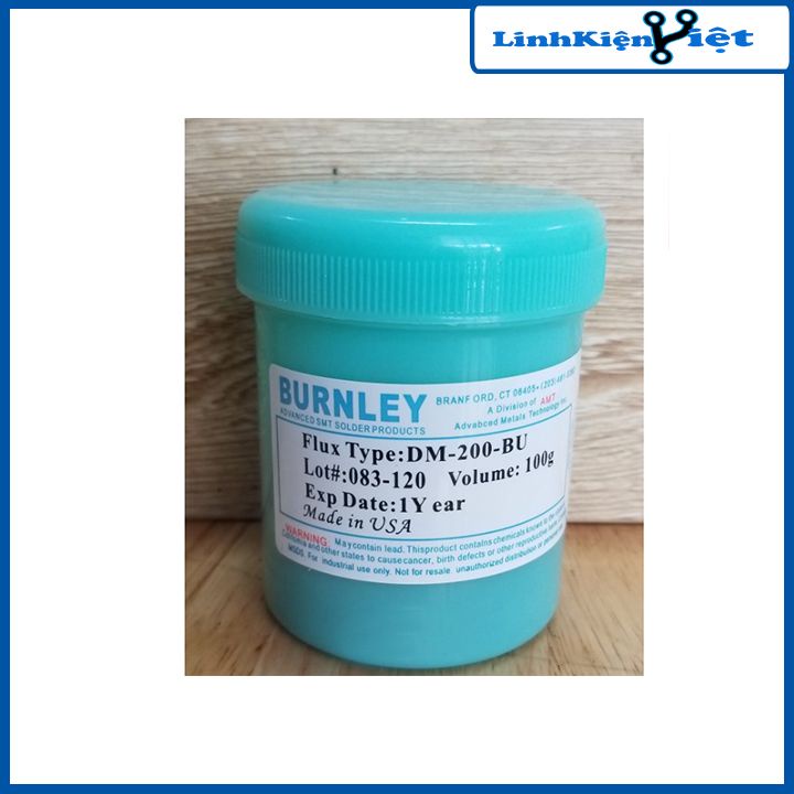 Mỡ hàn BURLEY 100g sửa chữa, hàn linh kiện điện tử, hàn linh kiện dán