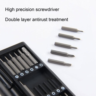 25 Pcs Screwdriver Kit Precision Magnetic Bits DIY Dismountable Screw Driver