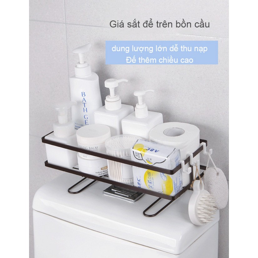 Giá đựng trên bồn cầu Bathrooms Store Artifacts (Trắng) - Home and Garden