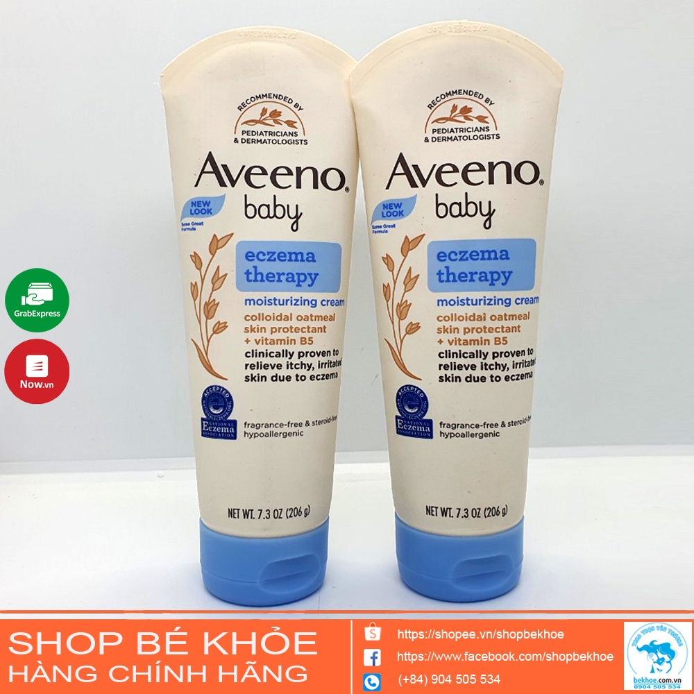 Kem Aveeno Baby - Dưỡng ẩm, dưỡng da cho bé Aveeno Baby Eczema Theraby Moisturizing Cream