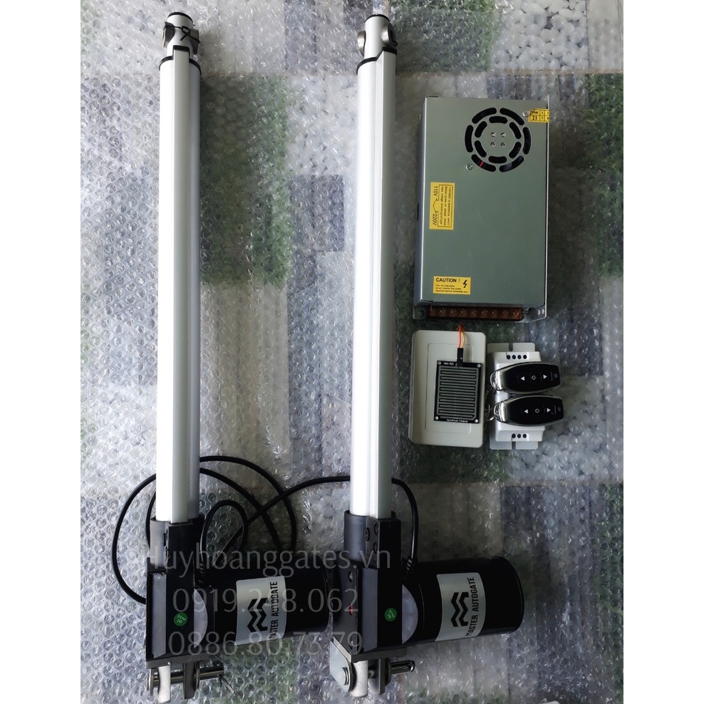 Xi lạnh điện 12v, 24v  6000N dùng cho cửa sổ giếng trời
