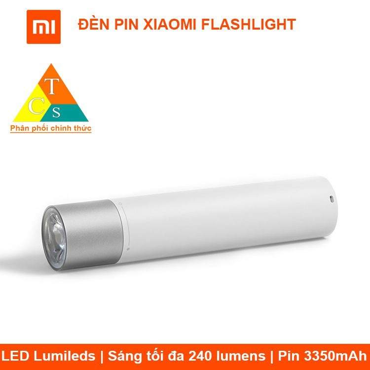Đèn pin cầm tay Xiaomi Flashlight tích hợp sạc dự phòng 3350 mAh