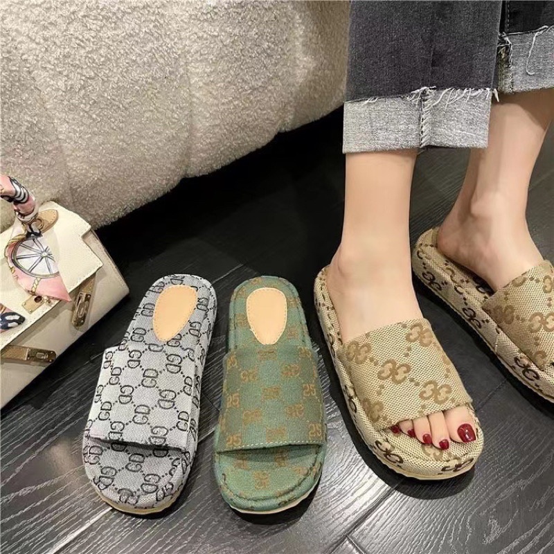DÉP XUỒNG QUẢNG CHÂU màu nâu như ảnh cao 4cm