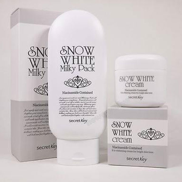 Kem Tắm Trắng Da Toàn Thân Secret Key Snow White Milky Pack 200ml - Dhcosmetic