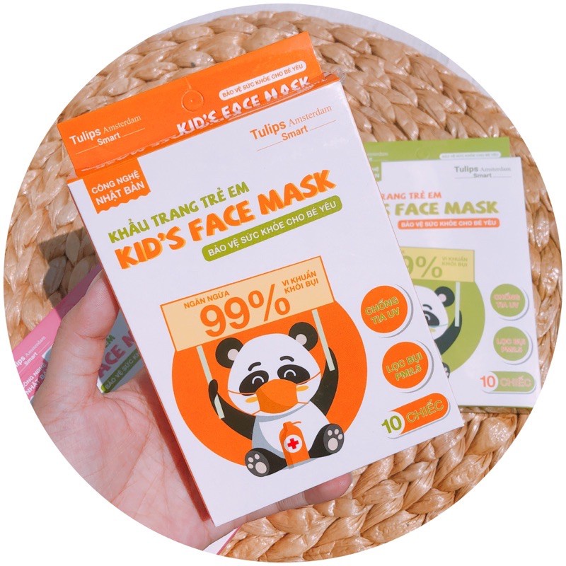 Khẩu Trang Trẻ Em KIDS FACE MASK hộp 10 cái