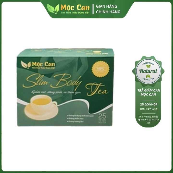 Trà Giảm Cân Cấp Tốc Mộc Can giúp giảm 2 đến 3 kg sau 15 ngày- Trà giảm mỡ bụng 25 túi