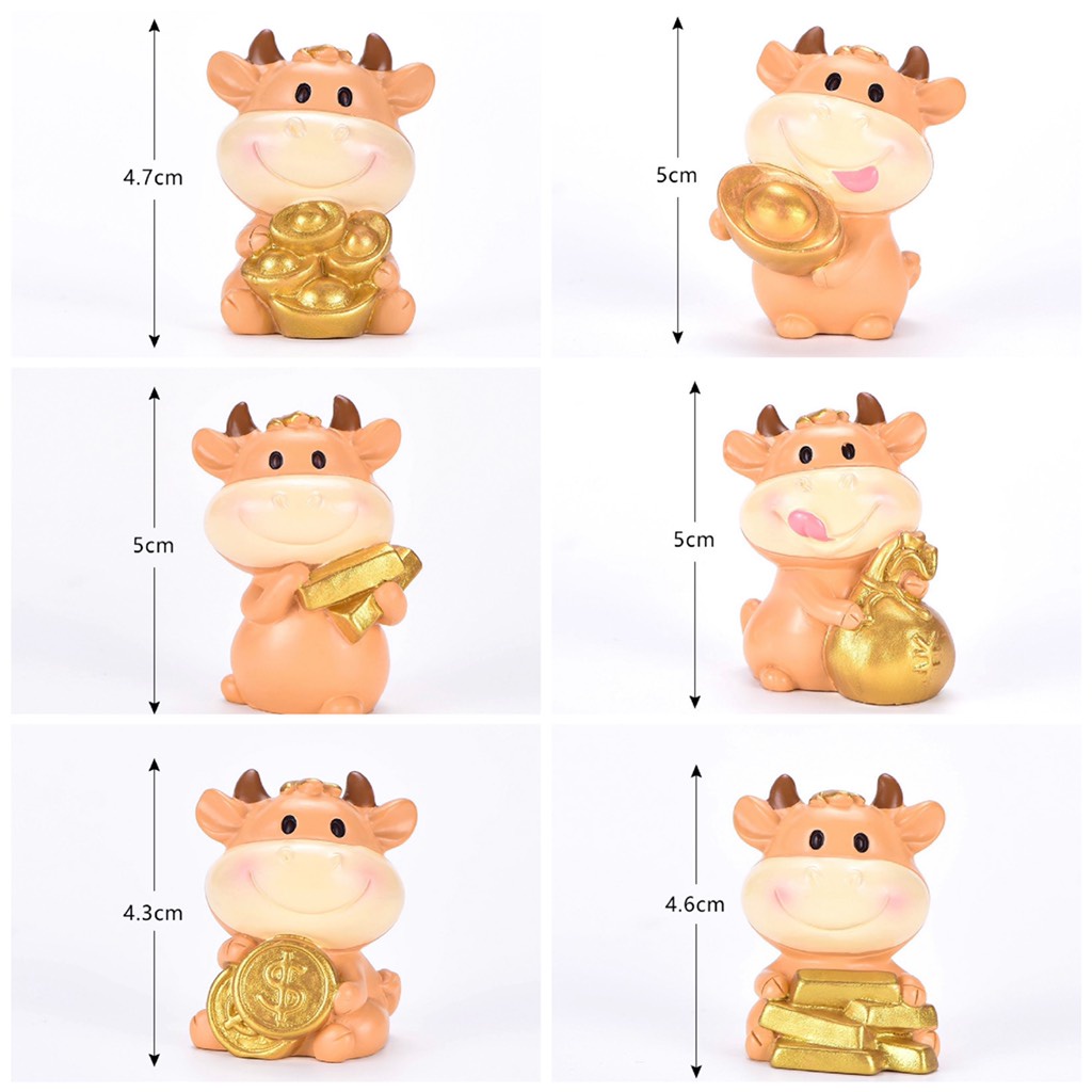 5 Tượng trâu sứ (mẫu ngẫu nhiên)-Q6484