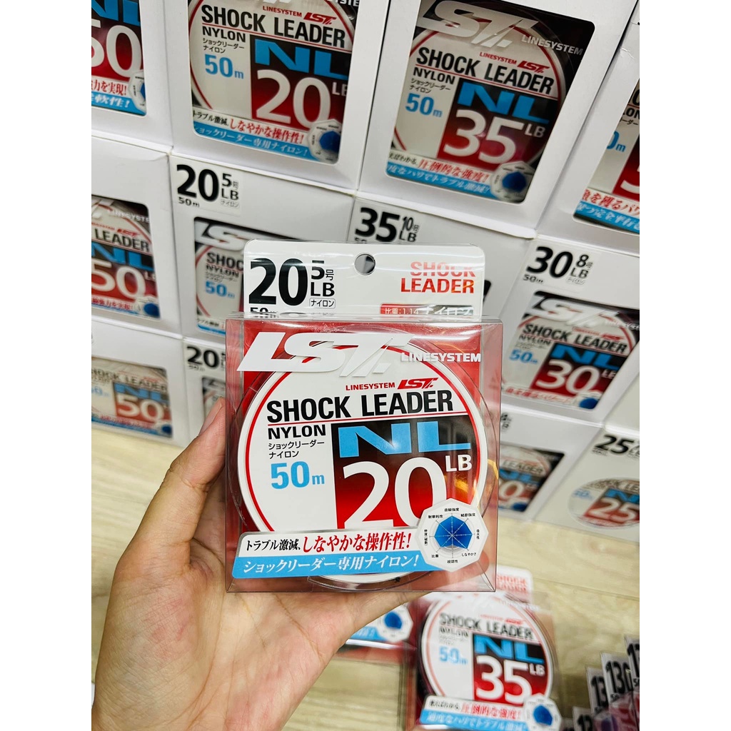 SHOCK LEADER NYLON 50m CỦA LINESYSTEM