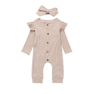 Set Áo Liền Quần + Băng Đô Cho Bé