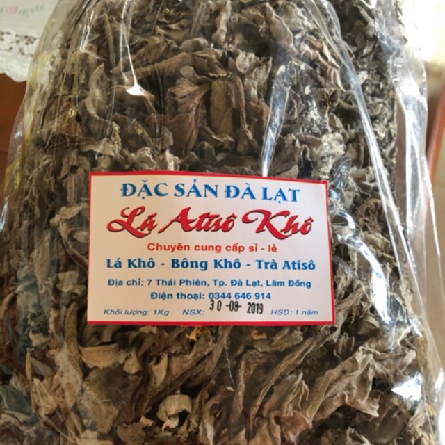 Lá atiso khô đà lạt 1kg