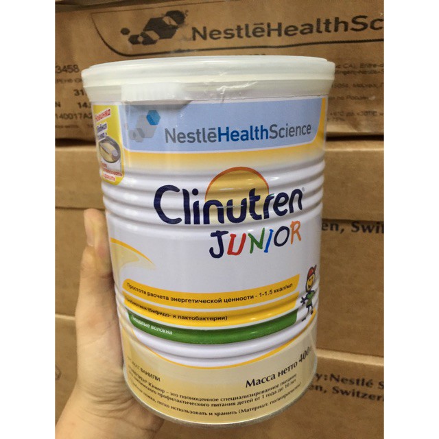 [9/2022] Sữa bột Clinutren Junior hộp 400g cho bé còi xương, suy dinh dưỡng từ 1 tuổi