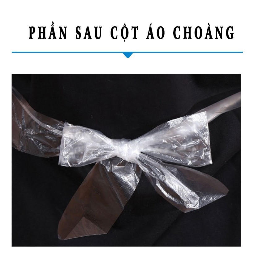 Combo 3 Cái Áo choàng cắt tóc ,tạp dề nấu ăn , pha chế , rửa bát , rửa xe , mặc 1 lần , chống thấm nước giá rẻ bất ngờ