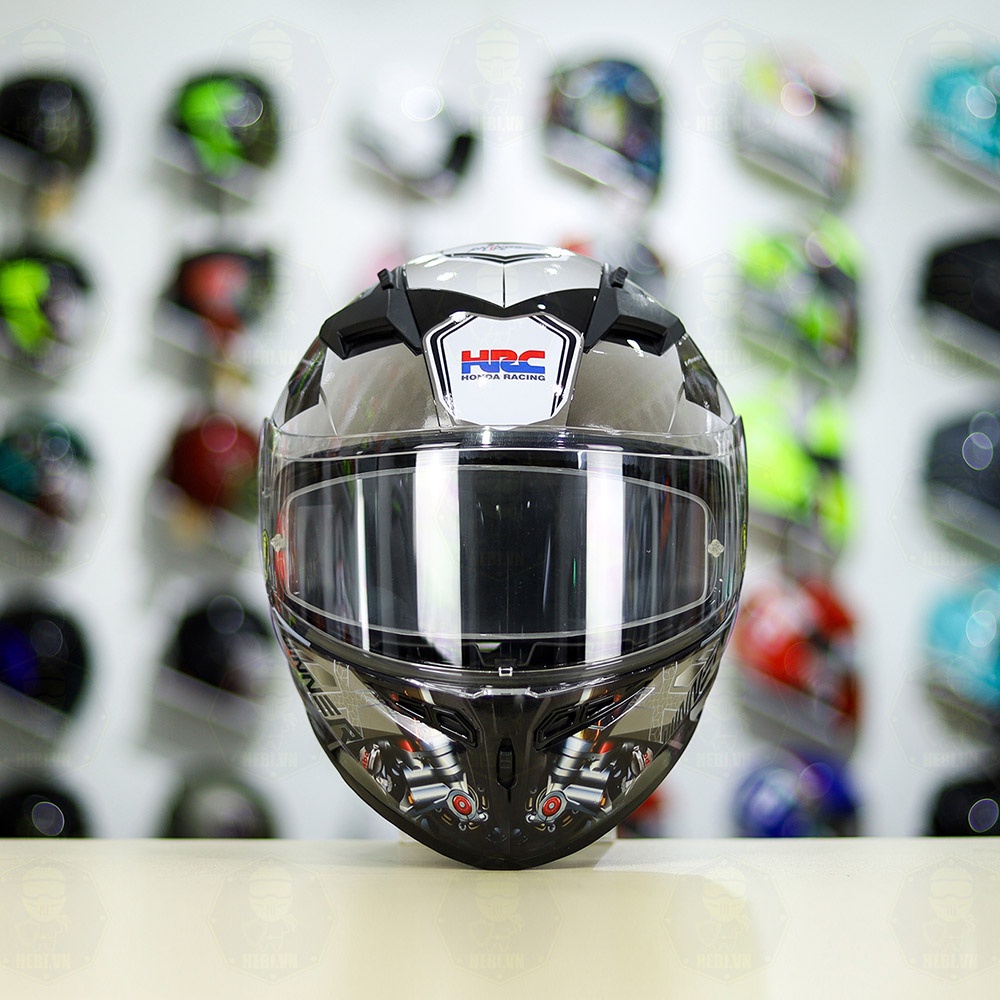 Tem Decal Honda Winner Xám Đen Cho Yohe 978 plus & Roc 01 - Không Nón - FREESHIP