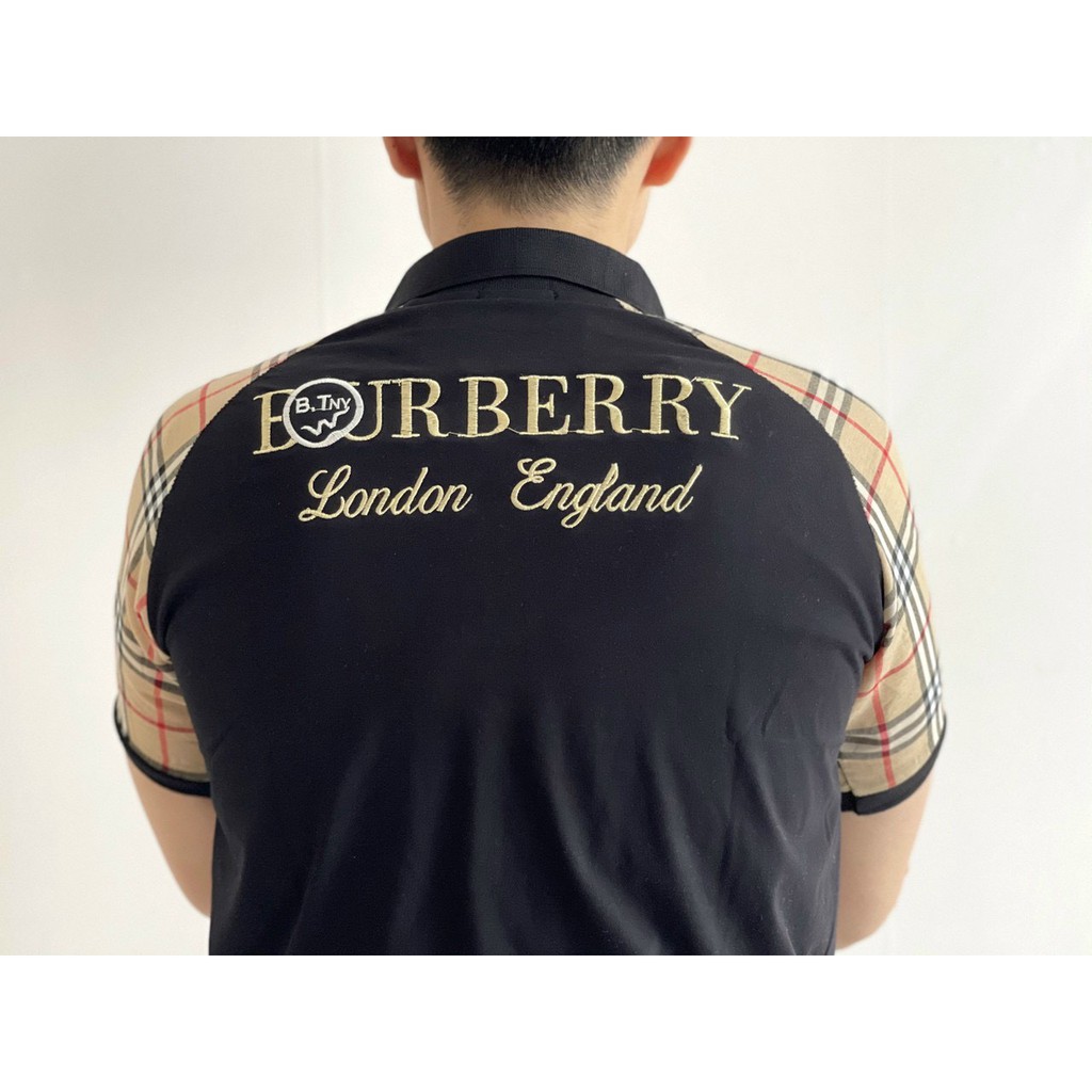 Áo thun nam có cổ tay ngắn thêu logo phối kiểu BBR chất đẹp co dãn mẫu mới nhất giá rẻ cao cấp | BigBuy360 - bigbuy360.vn