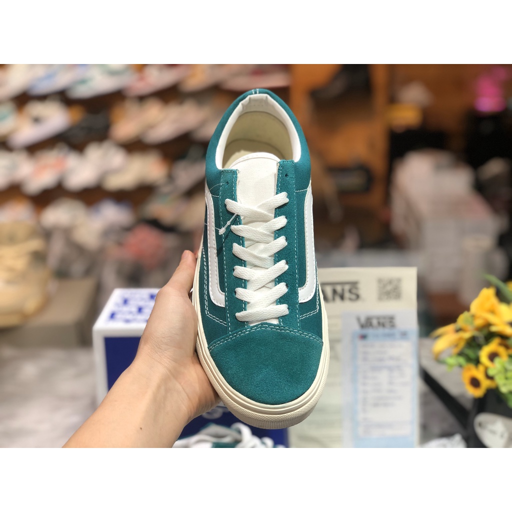 Giày Vans vault Old Skool Xanh Lá Bản Chuẩn 11Trung