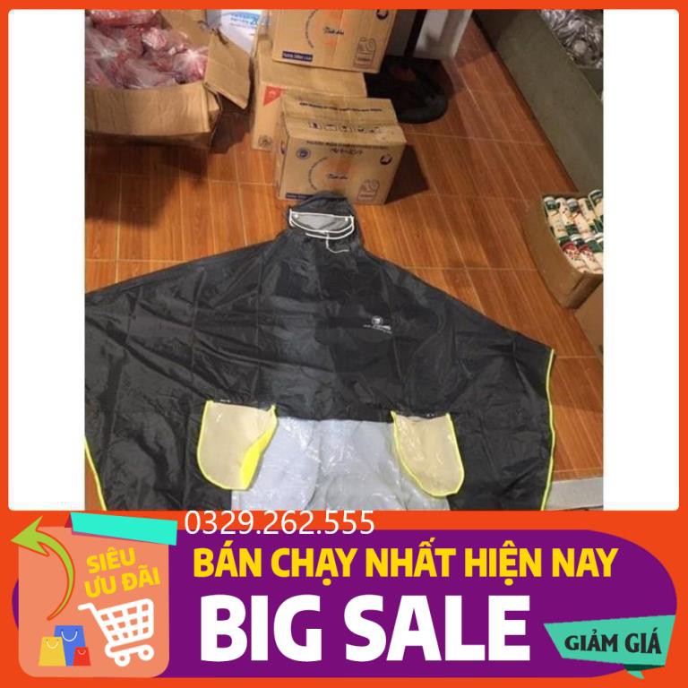 (Big Sale) Áo mưa vải dù phản quang loại 1 đầu và 2 đầu ( chống mưa hắt, vải dù siêu bền)