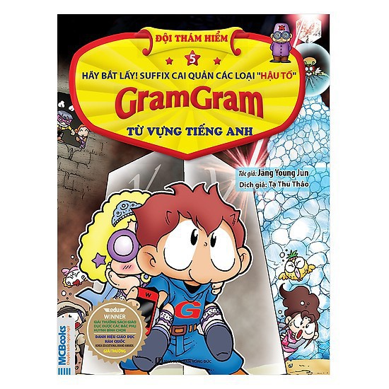 Truyện Gram Gram - Combo 5 Cuốn Đội Thám Hiểm Từ Vựng Tiếng Anh (Trọn Bộ 5 Cuốn)