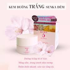 Kem dưỡng trắng da chống nắng ban ngày và đêm Senka 50g