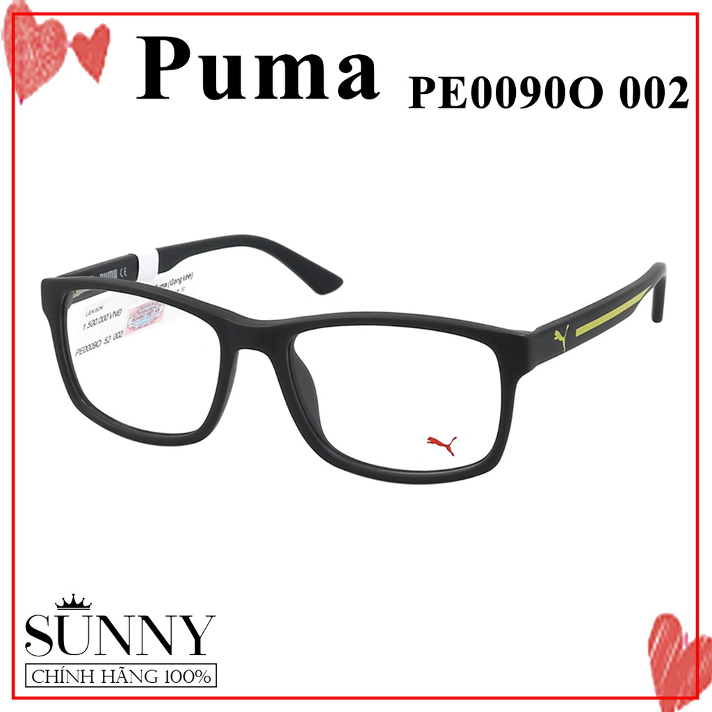Gọng kính nam nữ chính hãng Puma PE0090O màu sắc thời trang, thiết kế dễ đeo bảo vệ mắt