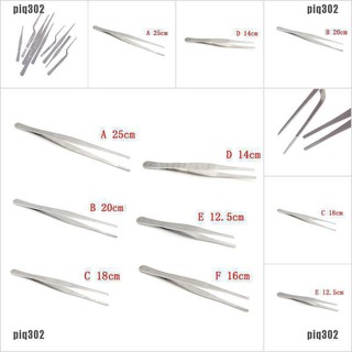 Nhíp thẳng bằng thép không gỉ màu bạc 12 25cm