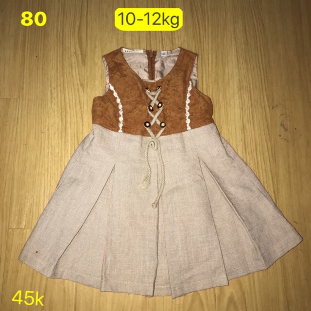 TE1 Áo đầm cho bé gái 10-12kg