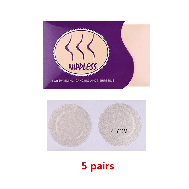 Set 5 cặp miếng dán ngực LEVAO dùng một lần không lộ hàng tiện dụng cho nữ