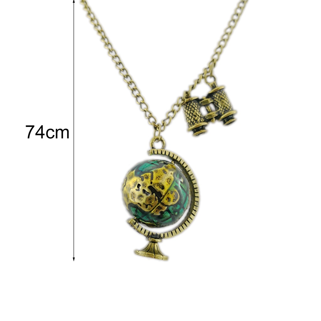 Dây chuyền hợp kim hình Địa Cầu Mini xinh xắn