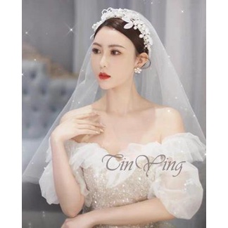 GETNOIVAS Vương miện cài tóc đính đá sang trọng đẹp mắt cho cô dâu