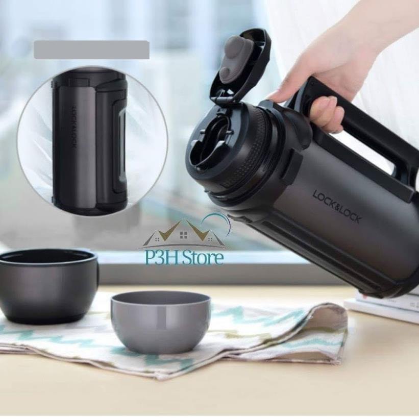 BÌNH GIỮ NHIỆT Lock and Lock 1L5, 800ml 🍏 Free ship giữ nhiệt 24h, hàng chính hãng Lock&Lock