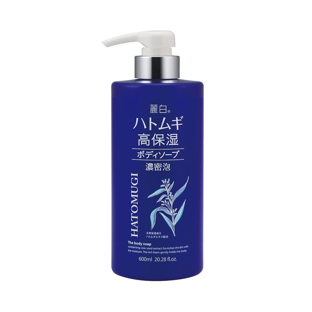 Sữa Tắm Dưỡng Ẩm Sâu, Làm Sáng Da Reihaku Hatomugi High Moisturizing Body Soap (600ml)