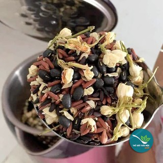Trà Gạo Lứt - Đậu Đen, Đậu Đỏ, Hoa Nhài rang sẵn 1KG - TM144