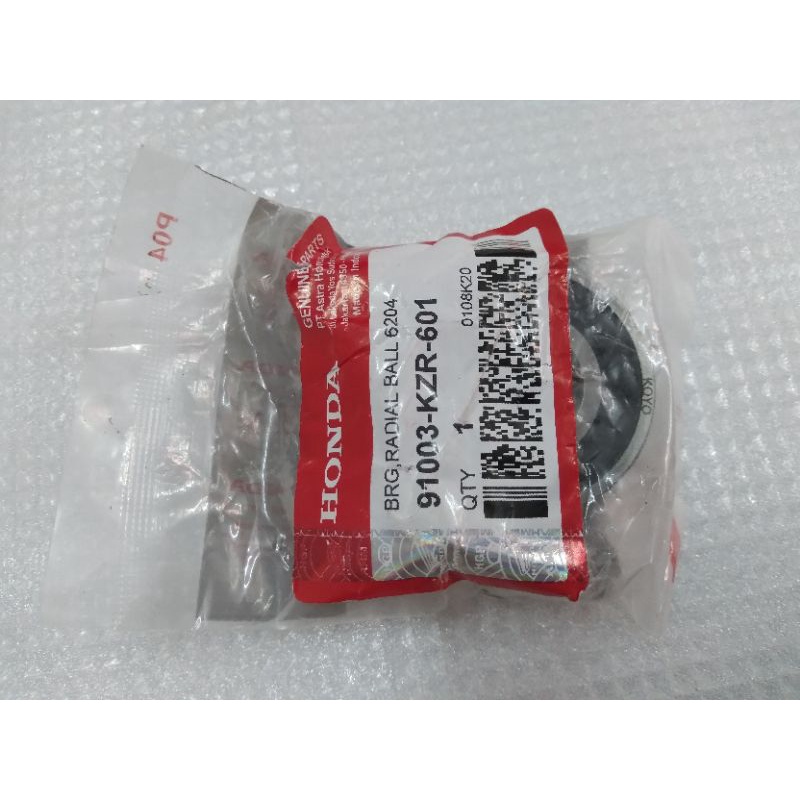 Bạc đạn 6204 1 nắp nhựa của hãng Honda