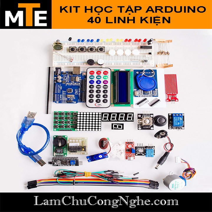 Bộ kit học tập arduino uno R3 nâng cao full 40 linh kiện