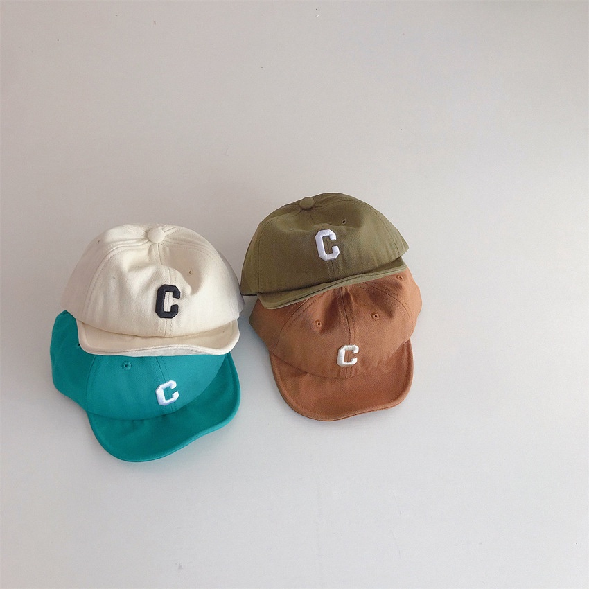 Nón Lưỡi Trai Mềm Thêu Chữ Thời Trang Xuân Hè Hàn Quốc Dành Cho Bé