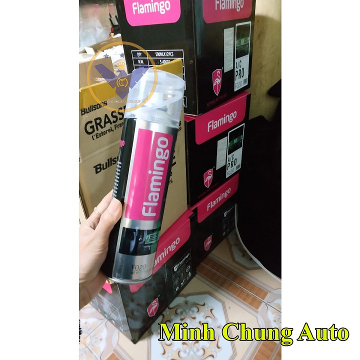 COMBO 2 bình xịt khử mùi và vệ sinh dàn lạnh điều hòa ô tô Flamingo Air Condition 500ml