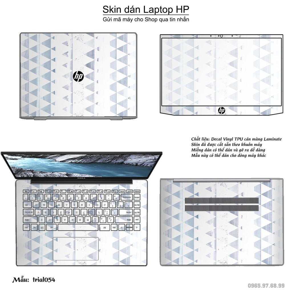 Skin dán Laptop HP in hình Đa giác _nhiều mẫu 9 (inbox mã máy cho Shop)