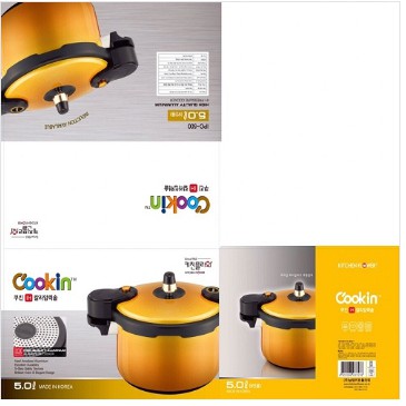 Nồi áp suất Cookin IPC-500 5 lít (Vàng) - Bảo hành 12 tháng