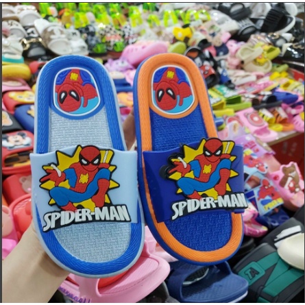 Dép Cho Bé Trai💞 Dép Lê Siêu Nhân Nhện Cao Cấp Bé Trai - Phù Hợp Trẻ 4-6 Tuổi