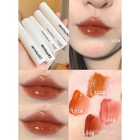 [Hàng mới về] Son Bóng CAPPUVINI dưỡng ẩm màu sắc thời trang cao cấp | BigBuy360 - bigbuy360.vn