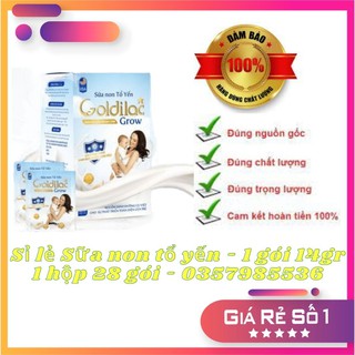 NGOT10PTT] [Rẻ Vô Địch] Sữa Goldilac Grow - Sữa non tổ yến 1 hộp 392g - Cam kết sản phẩm chính hãng